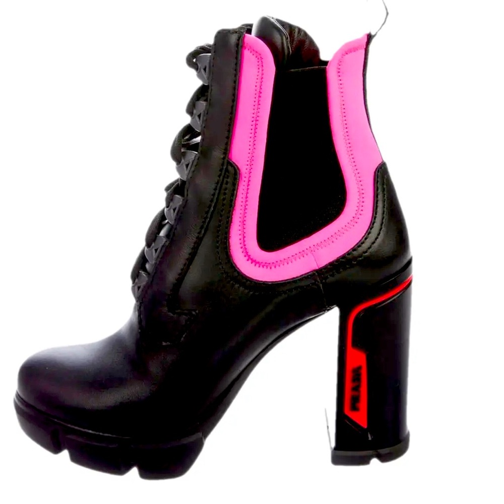Prada Monolith Leather Boots